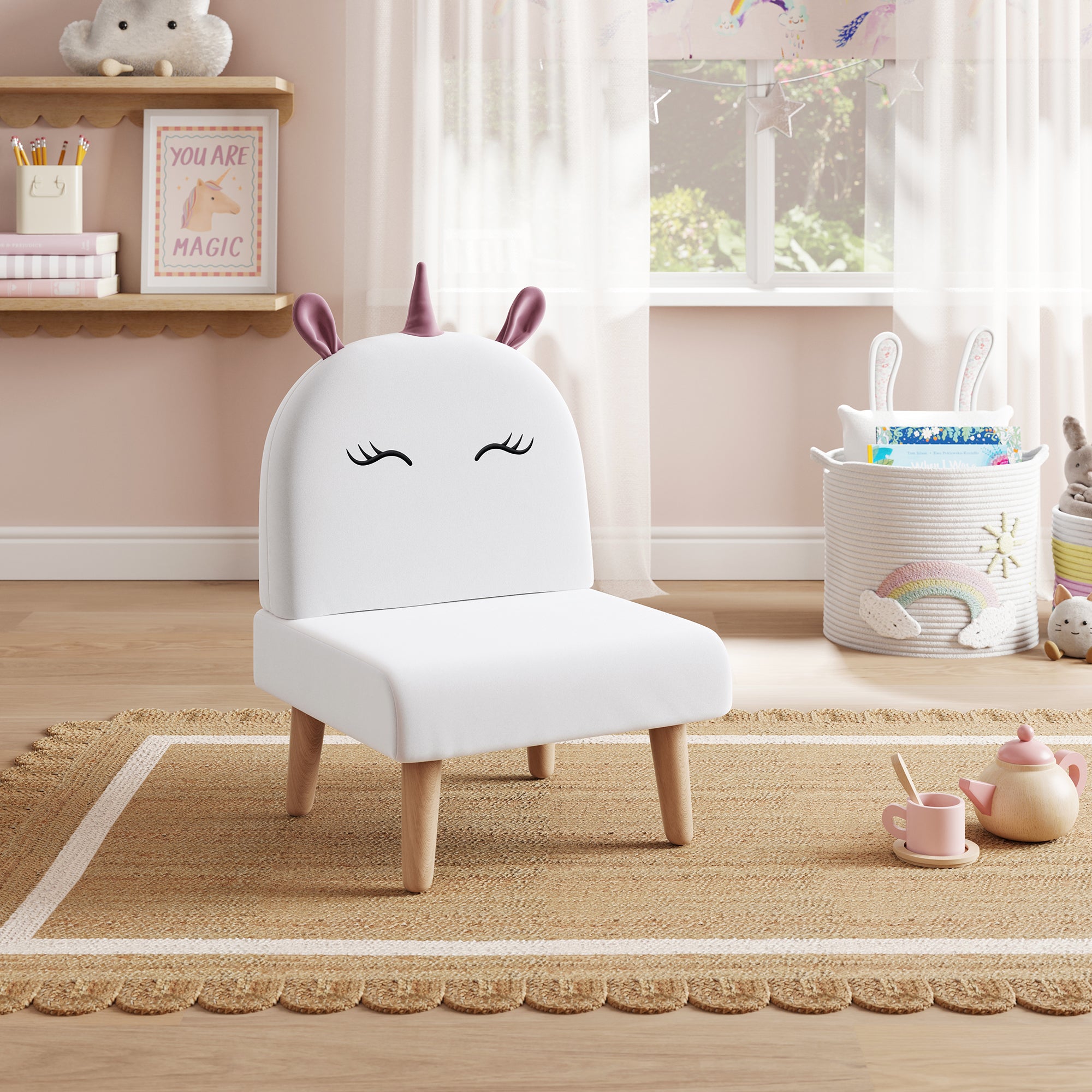 Unicorn Accent Chair Ivory