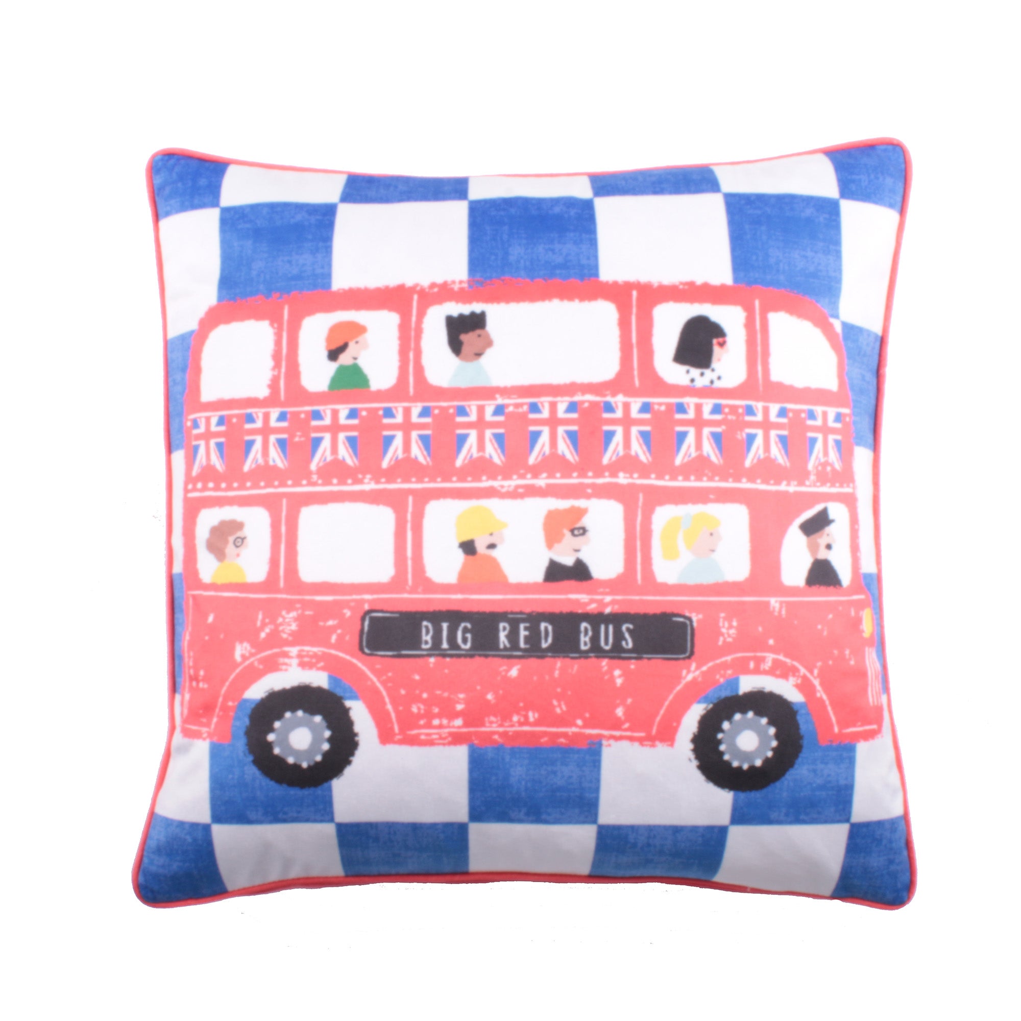 On the Move Square Cushion