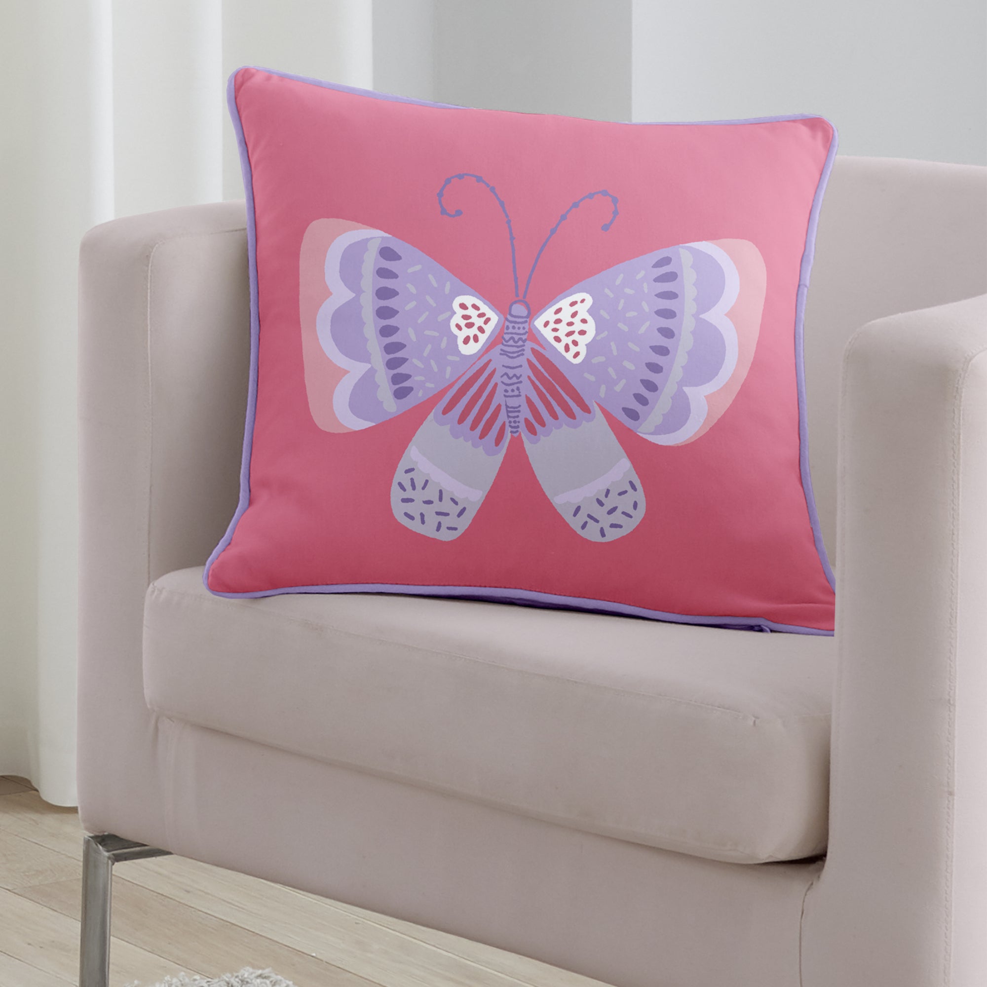 Butterfly Square Cushion