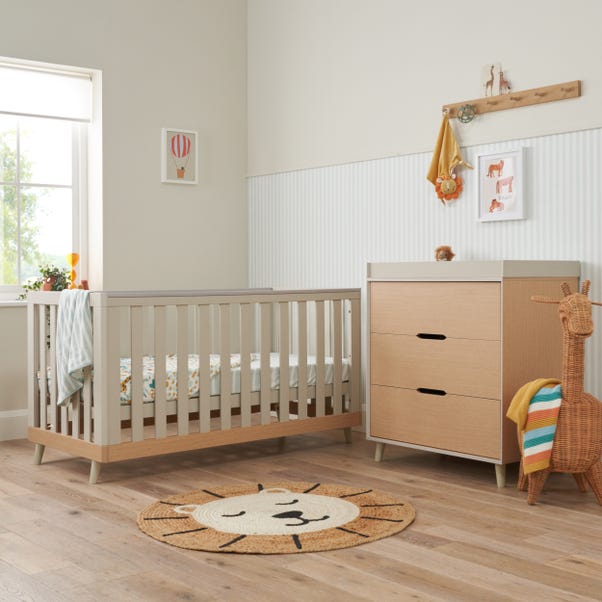 Tutti Bambini Hygge 2 Piece Nursery Furniture Set image 1 of 10