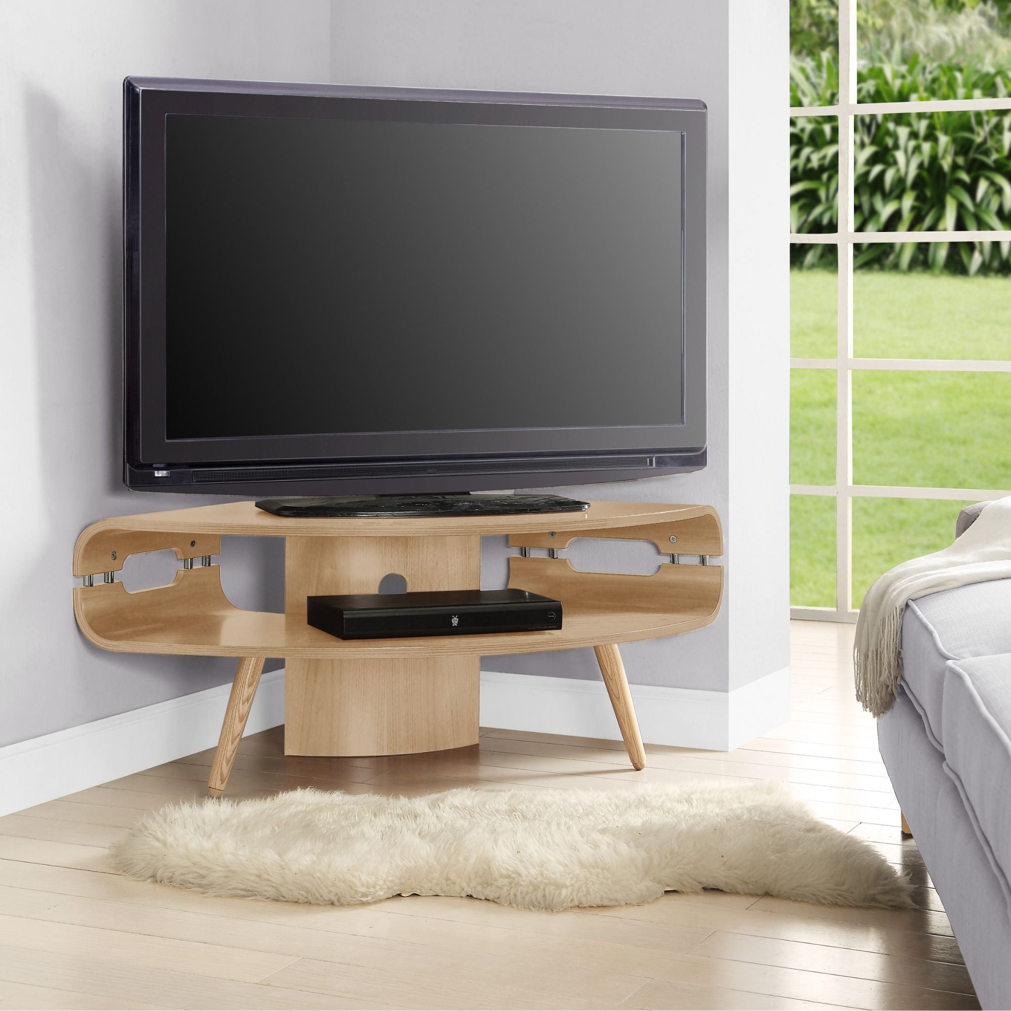 Havana Corner Tv Stand For Tvs Up To 60 Oak