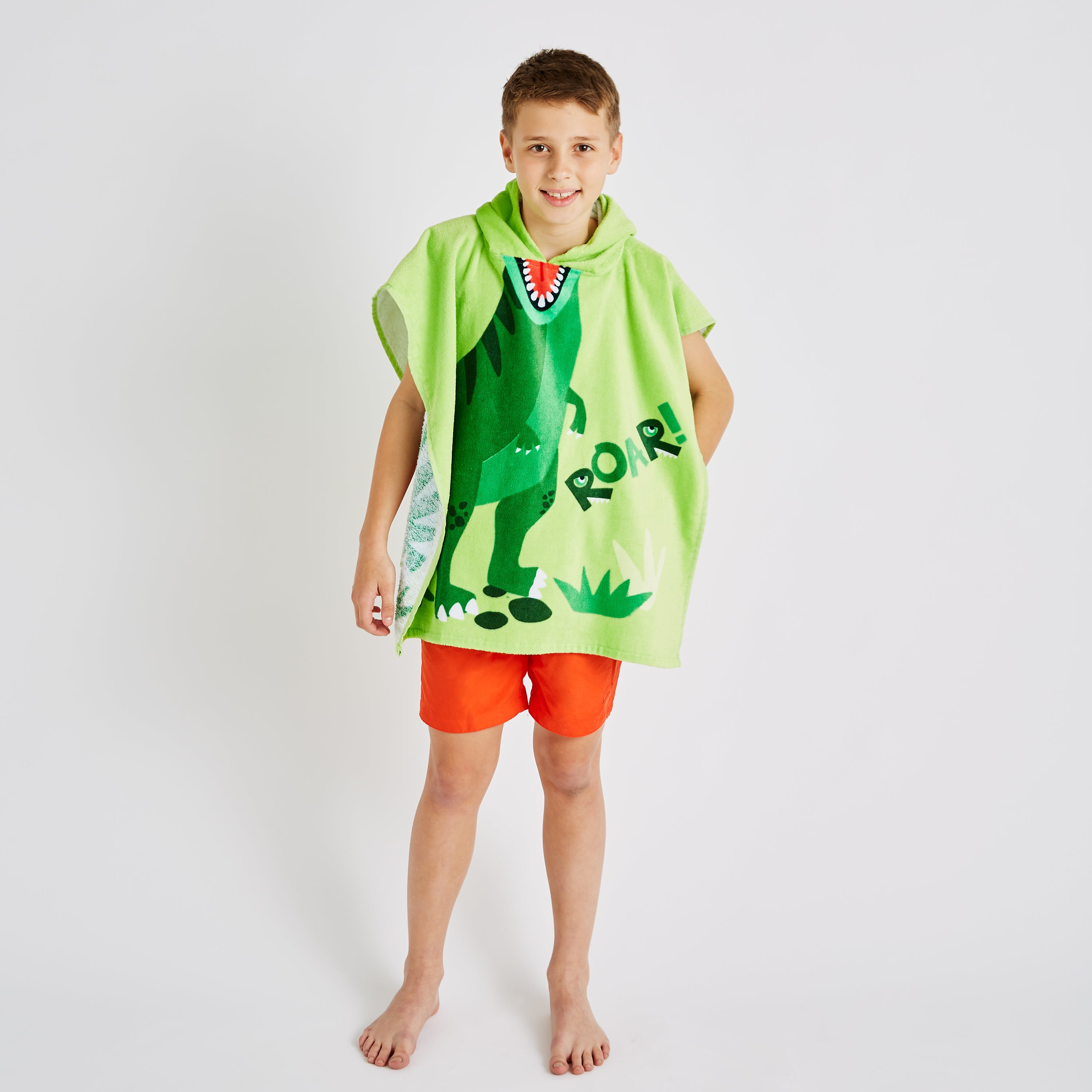 Dinosaur Poncho Towel