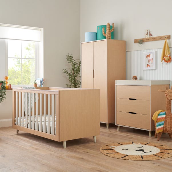 Tutti Bambini Fika 3 Piece Nursery Furniture Set image 1 of 10