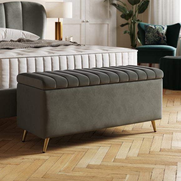 Dunelm ottoman grey hotsell