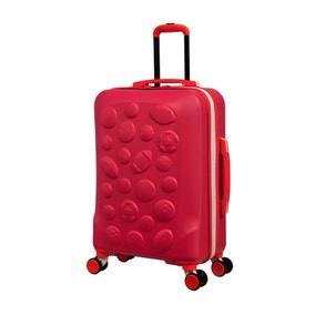 IT Luggage Half Time Hard Shell Kiddies Poppy Red Cabin Suitcase