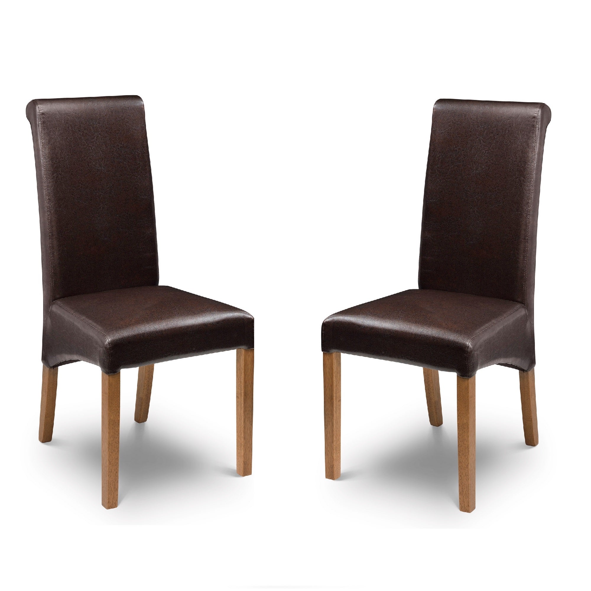 Cuba Set Of 2 Dining Chairs Brown