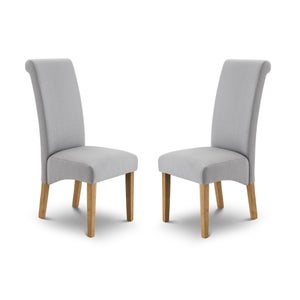 Rio Set Of 2 Scrollback Dining Chairs