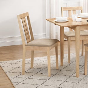 Rufford Set Of 2 Rufford Dining Chairs- Faux Suede