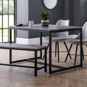 Staten 4 Seater Dining Table- Concrete