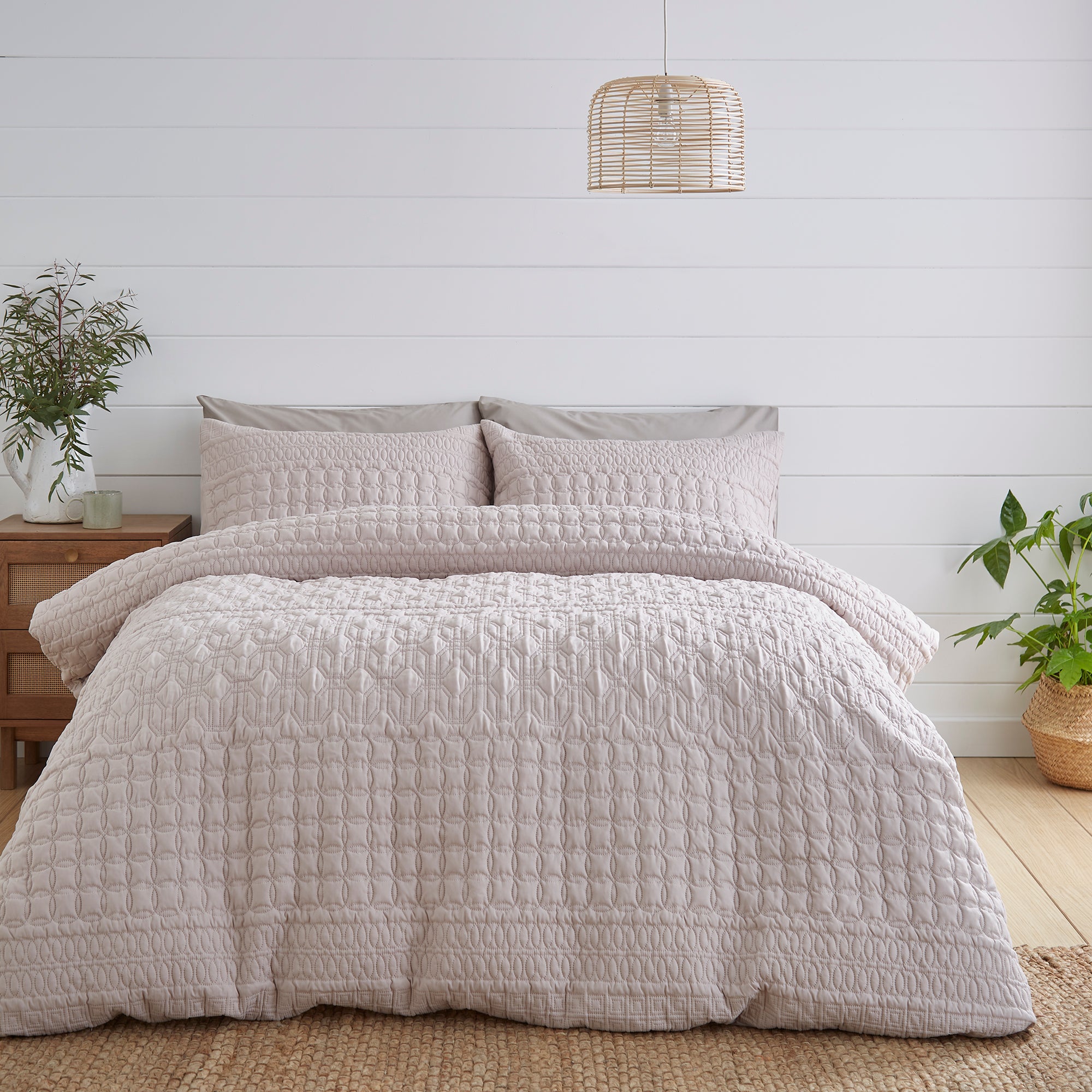 Billie Duvet Cover And Pillowcase Set Natural