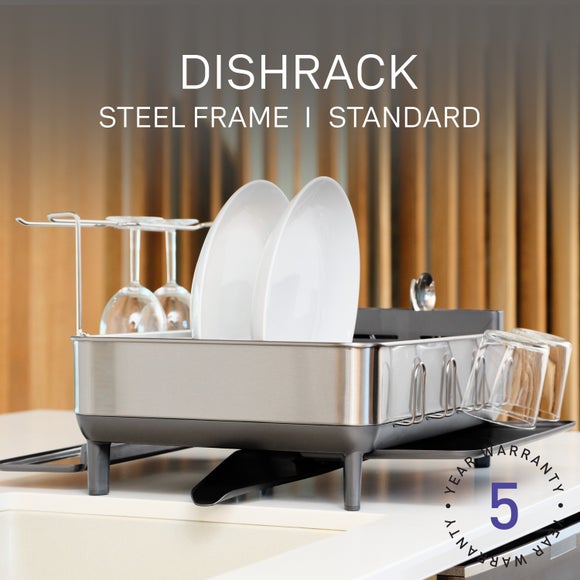 View Simplehuman Stainless Steel Dishrack View Simplehuman Stainless Steel Dishrack