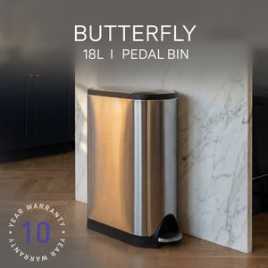 Simplehuman Stainless Steel Butterfly Pedal Bin