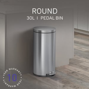 Simplehuman 30l Round Pedal Bin
