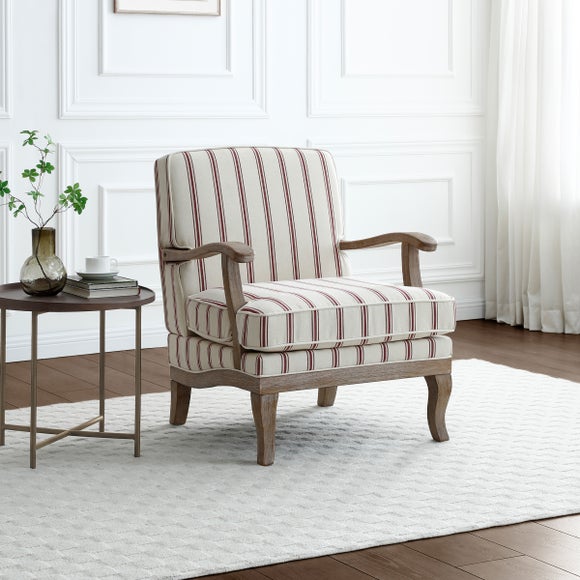 Click to view product details and reviews for Esme Woven Folkstone Stripe Occasional Chair.