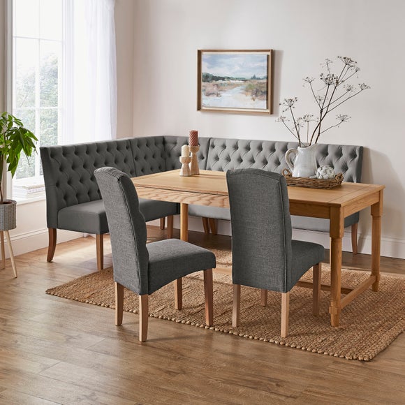 Darcy Corner Dining Bench Flatweave