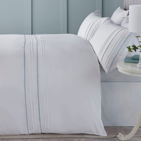 Serene Ricrac Duvet Cover And Pillowcase Set