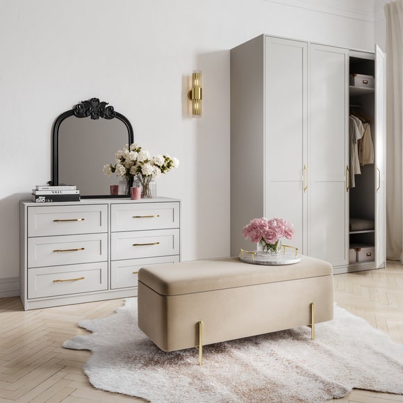 Click to view product details and reviews for Ives 4 Drawer Chest White.