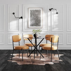 Smith Faux Leather Set Of 2 Dining Chairs