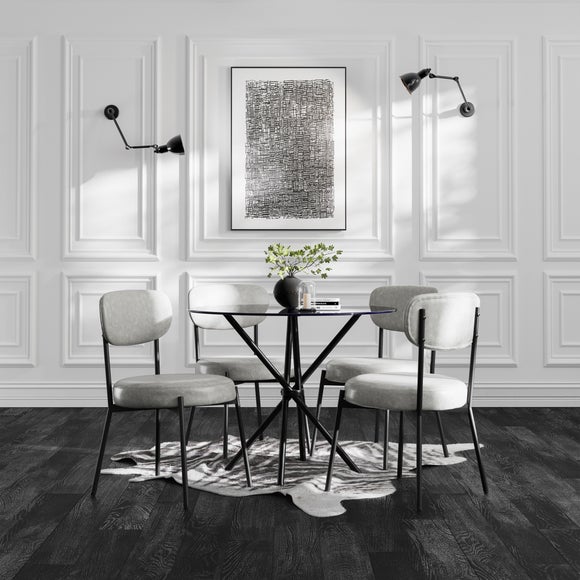 Click to view product details and reviews for Smith Faux Leather Set Of 2 Dining Chairs.