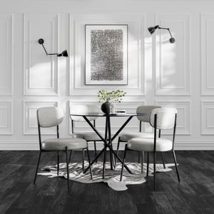 Smith Faux Leather Set Of 2 Dining Chairs