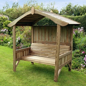 Garden arches and trellises and arbours and pergolas