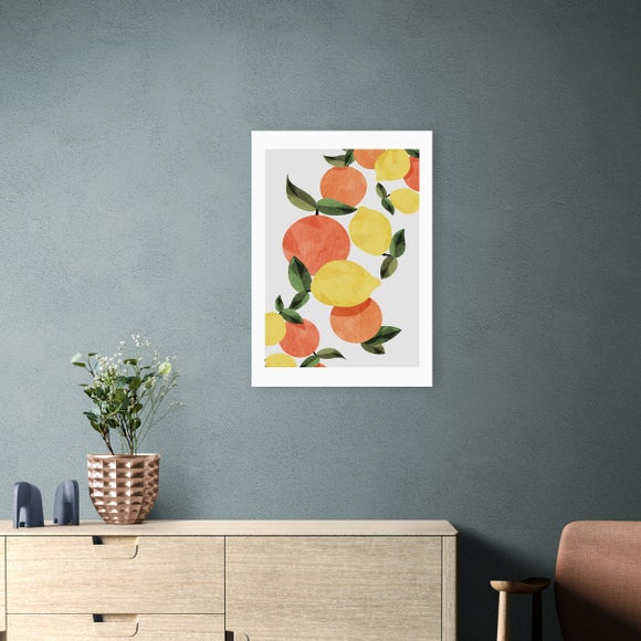 East End Prints Oranges And Lemons Print by Dan Hobday