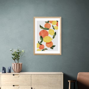 East End Prints Oranges And Lemons Print By Dan Hobday