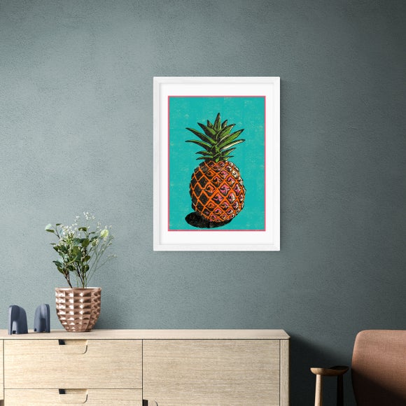 East End Prints Pineapple Print by Rocket 68 Print by Jil White