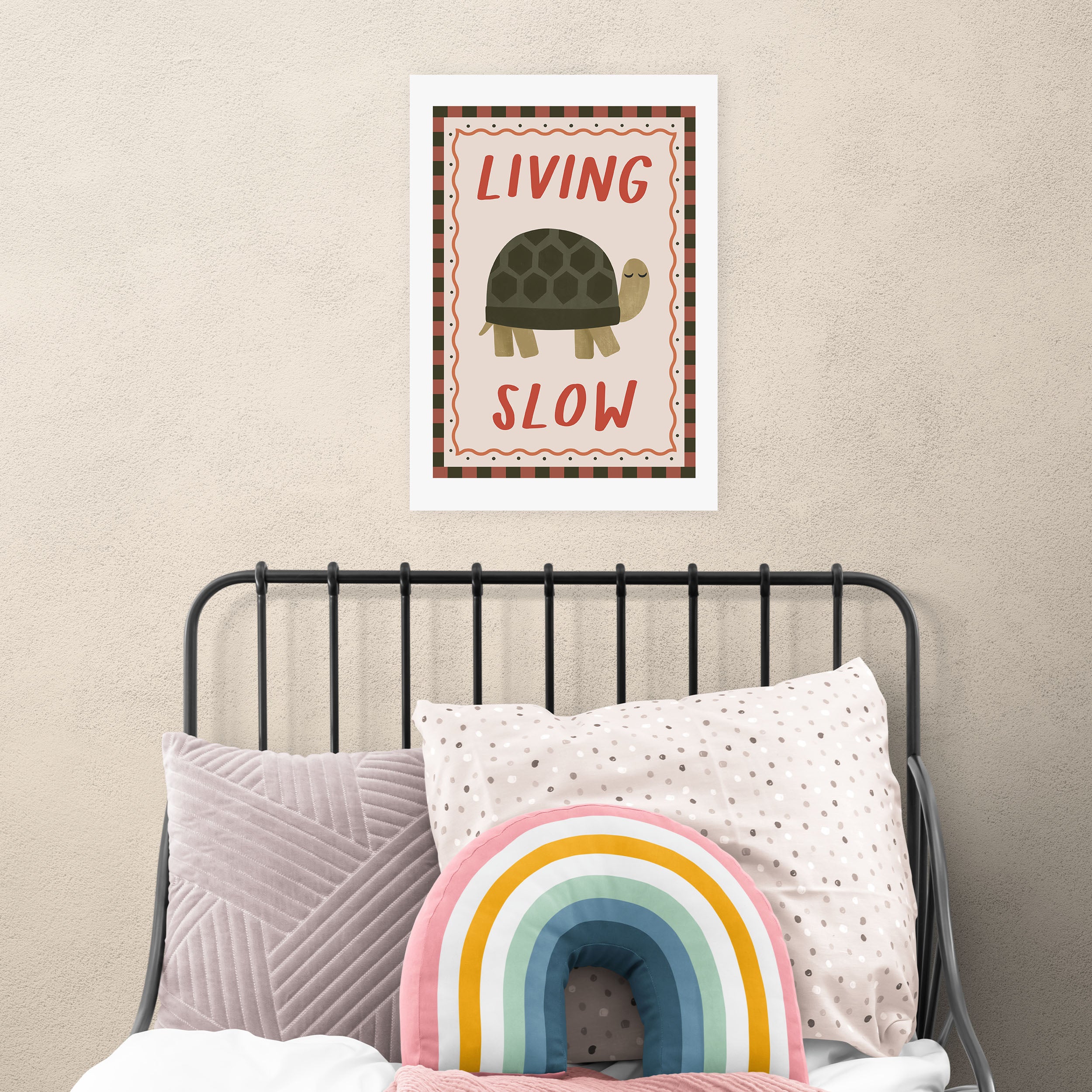 East End Prints Living Slow Print by Kid of the Village