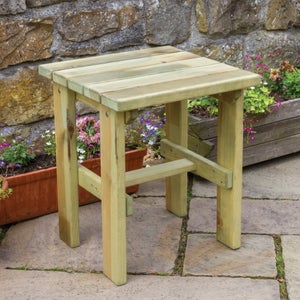 Lily Wooden Garden Side Table