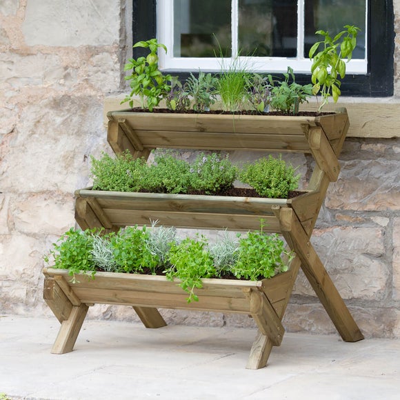 Stepped Herb Planter