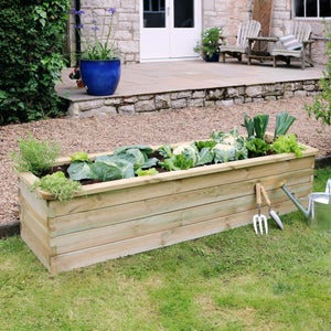 Narrow Sleeper Raised Bed