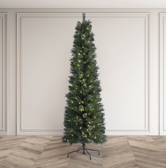 Click to view product details and reviews for 75ft Brampton Pine Slim Christmas Tree.