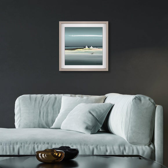 Cedar & Sage Sapphire By Ulyana Hammond Framed Print