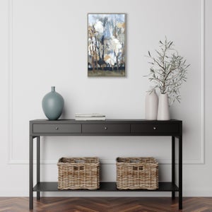 Cedar & Sage Silversong Birch By A Lera Framed Canvas