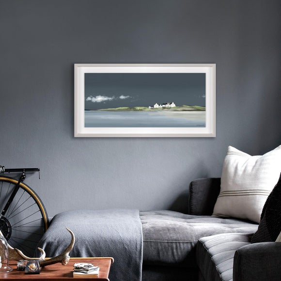 Cedar & Sage True Blue By Ulyana Hammond Framed Print
