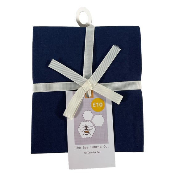 Set of 5 Plain Fat Quarters