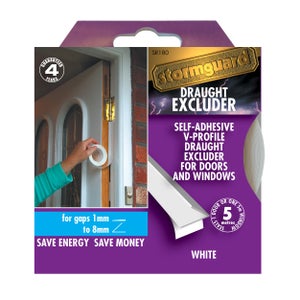 Stormguard V Draught Excluder Self Adhesive Strip Tape