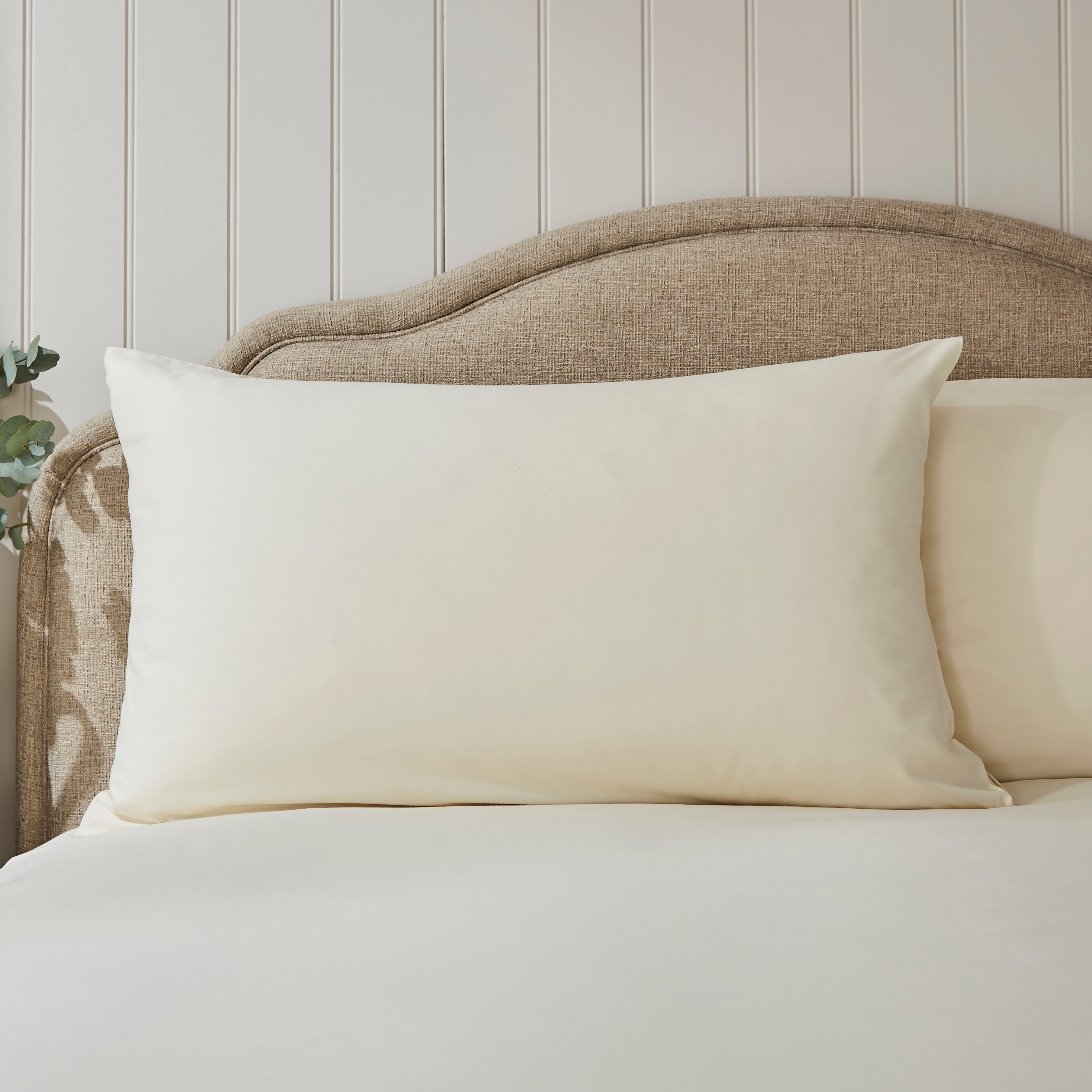 Super Soft Microfibre Plain Standard Pillowcase Pair