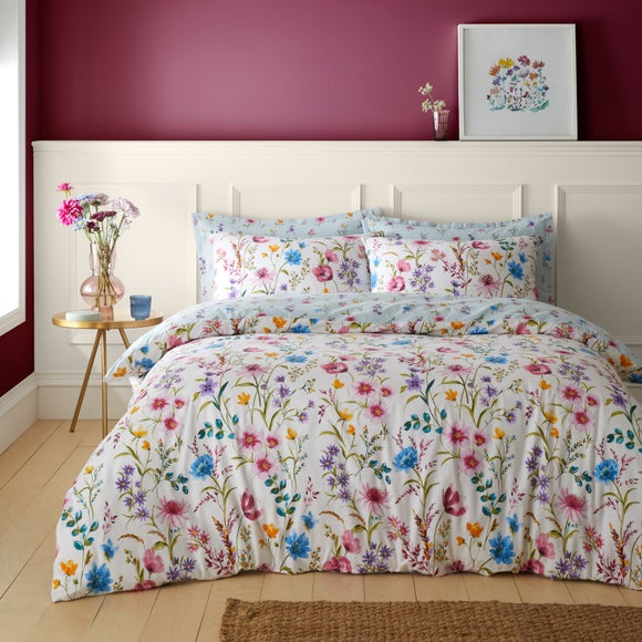 Foxley Ditsy Floral Brushed Cotton Duvet Cover And Pillowcase Set