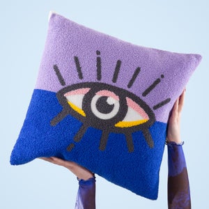 Heya Home All Eyes On You Square Cushion