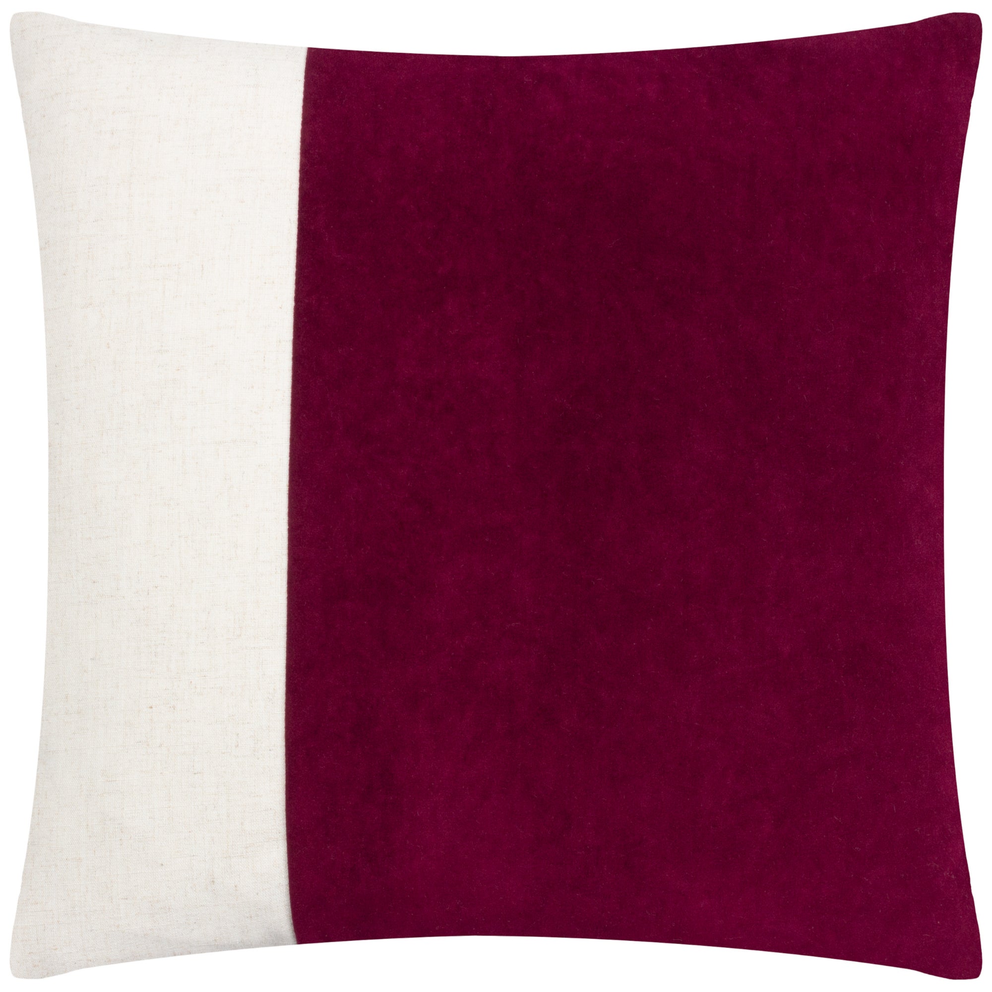 Furn Coba Square Cushion Cherry Red
