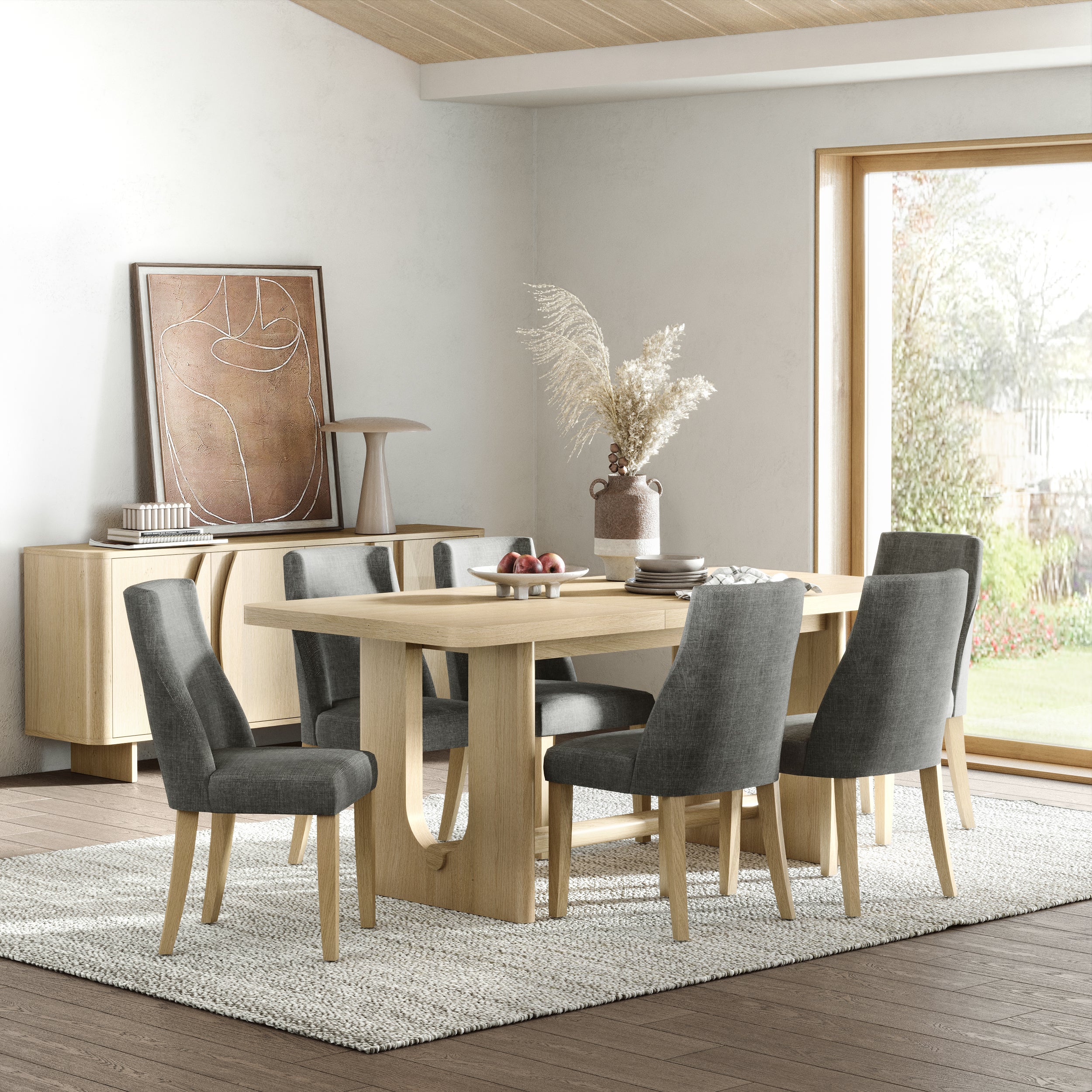 Cara 4 6 Seater Extendable Dining Table Oak