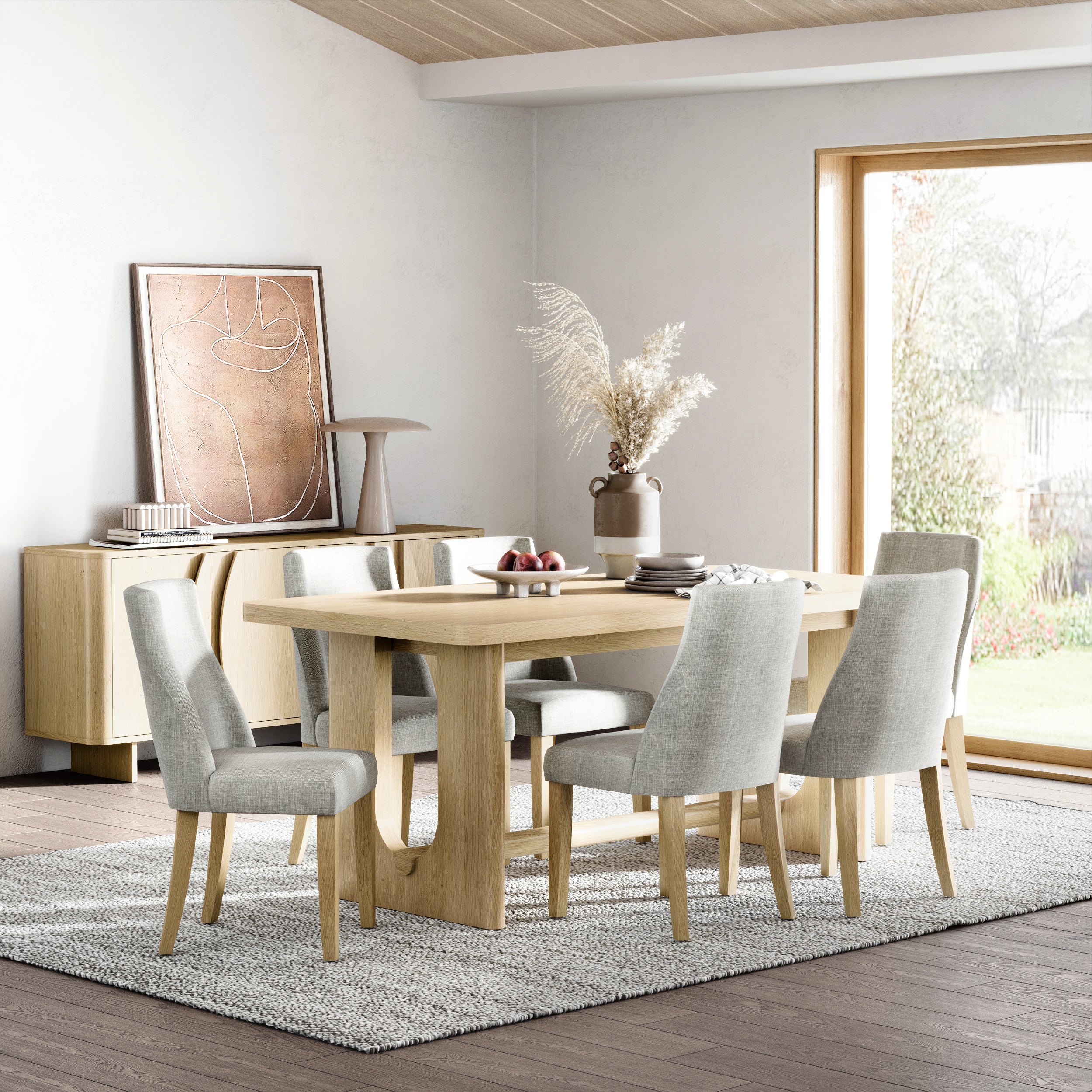 Cara 6 8 Seater Extendable Dining Table Oak