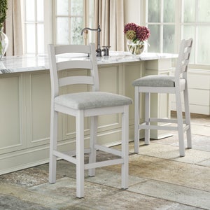 Salcombe Set Of 2 Counter Height Bar Stools- Pine