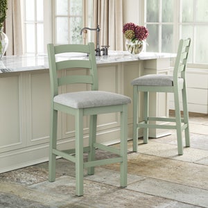 Salcombe Set Of 2 Counter Height Bar Stools- Pine