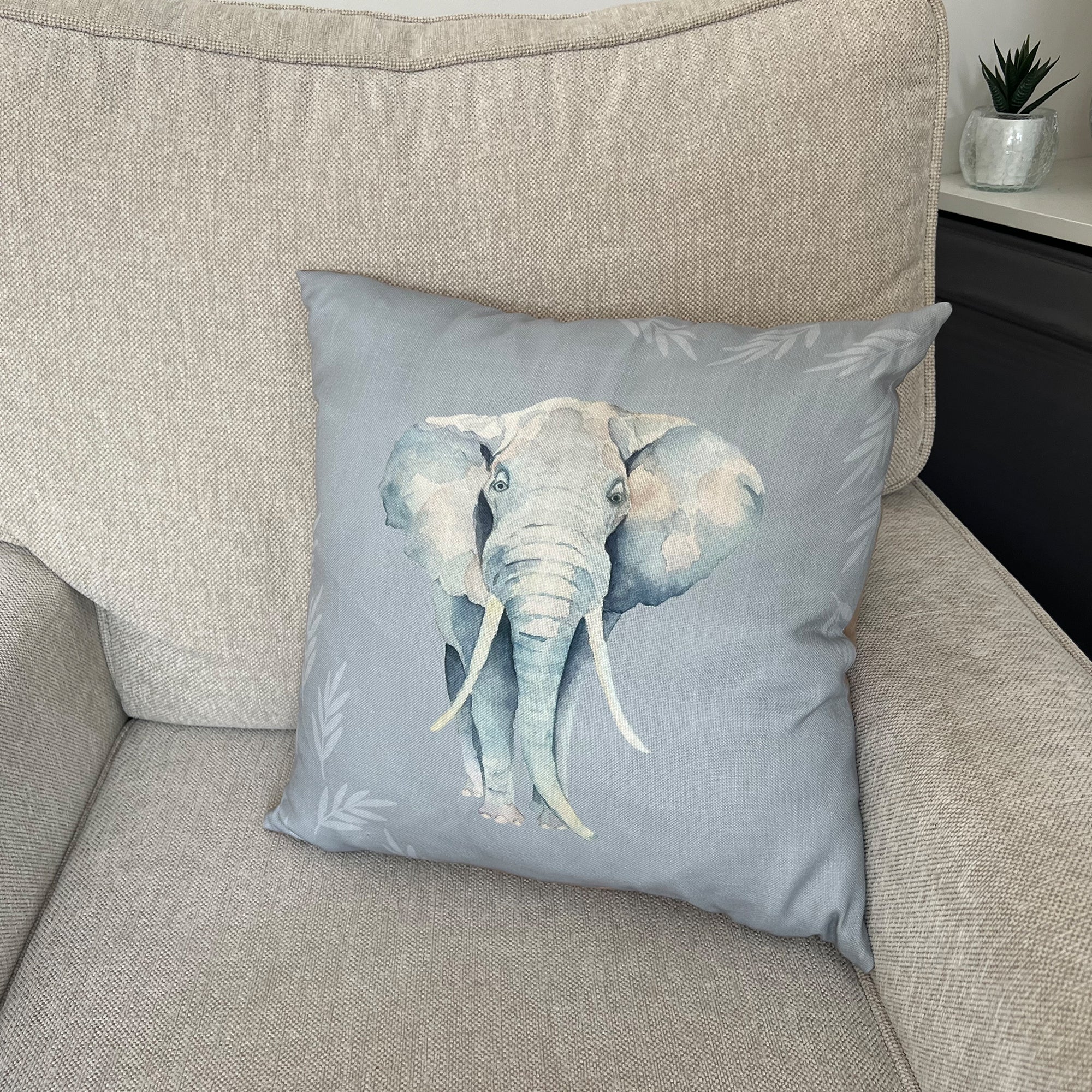 Daro Elephant Square Cushion