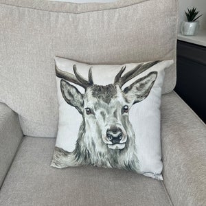 Christine Varley Wild Stag Square Cushion