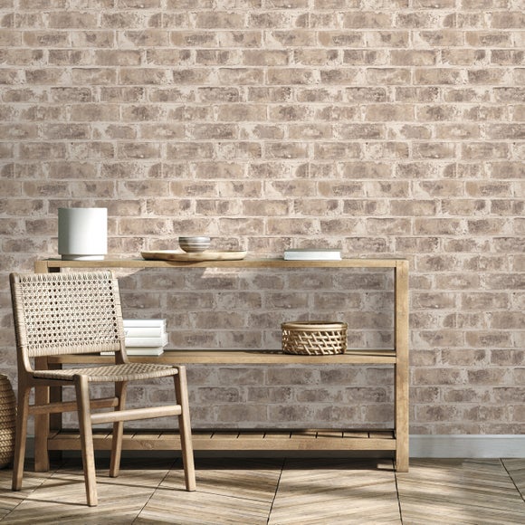 Brick Terracotta Wallpaper