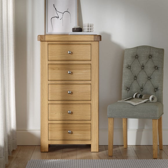 View Normandy Tall 5 Drawer Chest View Normandy Tall 5 Drawer Chest